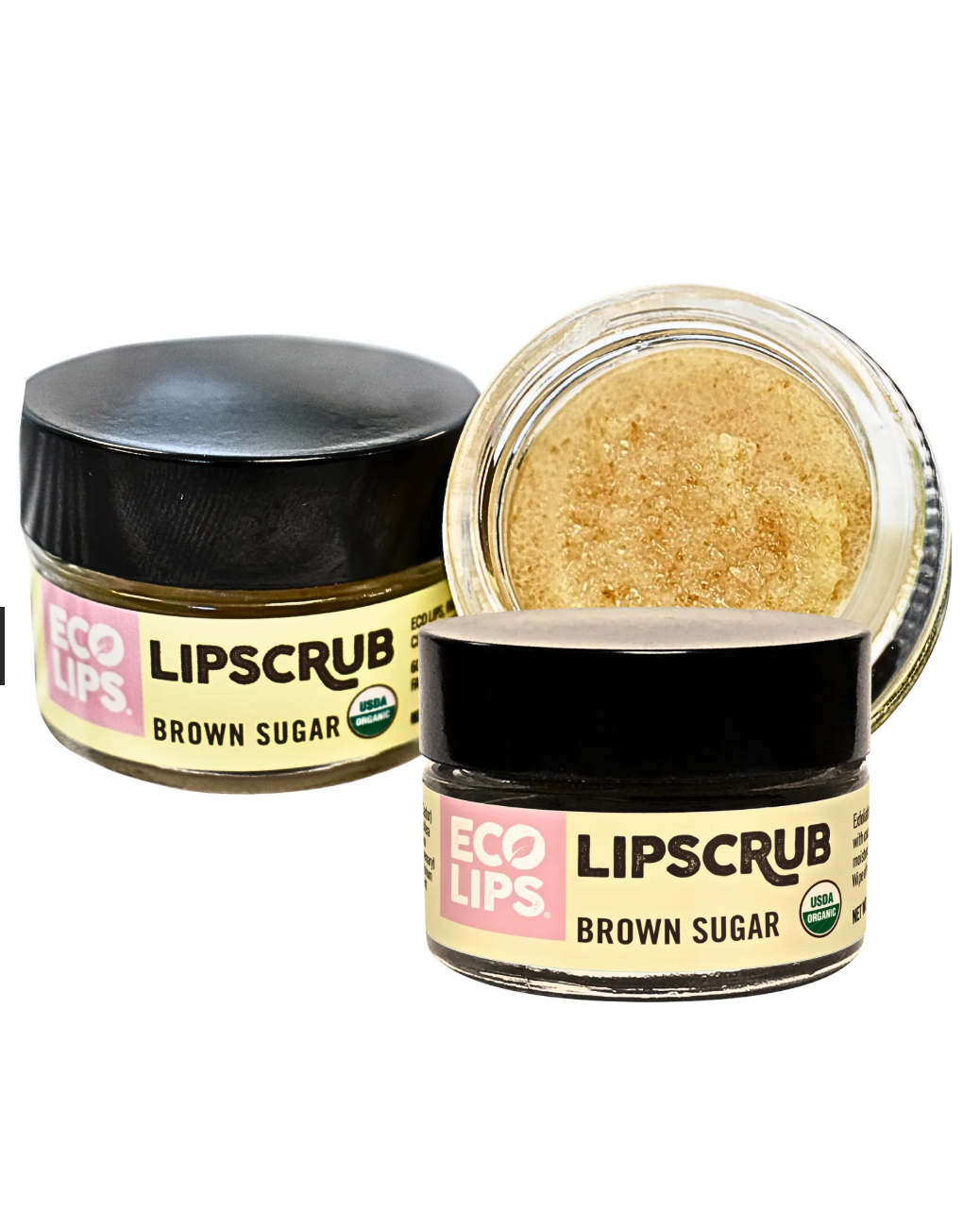 Lip Scrub 0.5oz, Brown Sugar, convertible display, 6 ct