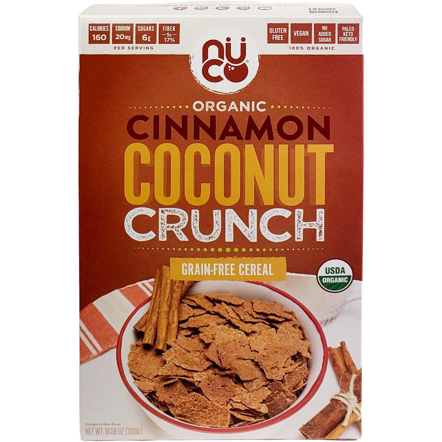Coconut Crunch Cereal Cinnamon