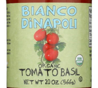Bianco DiNapoli Organic Tomato Basil Pasta Sauce 20oz
