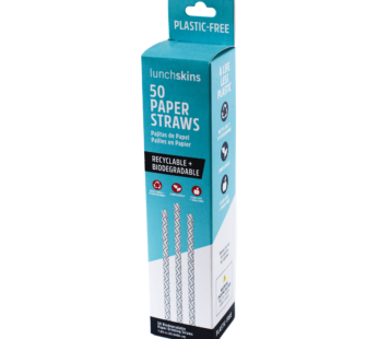 Lunchskins Plastic-Free Straws 50ct