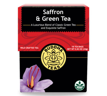 Buddha Teas Saffron & Green Tea