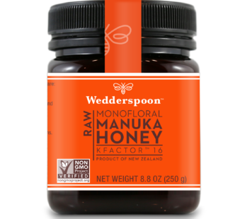 Wedderspoon Raw Monofloral Manuka Honey KFactor 16 250g