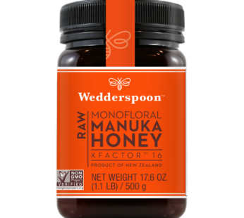 Wedderspoon Raw Multifloral Manuka Honey KFactor 12 500g