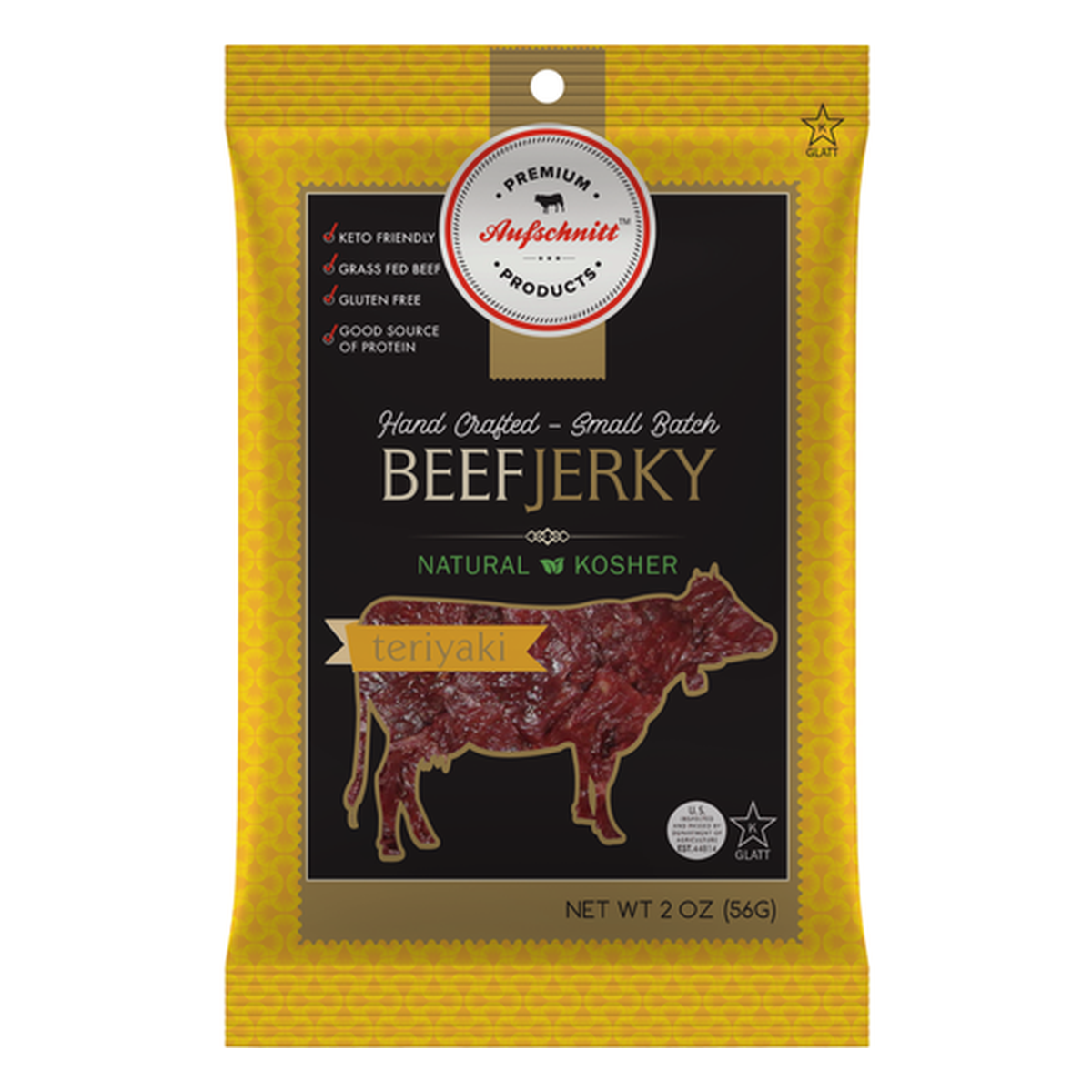 Aufschnitt Meats-Jerky, Teriyaki 2oz