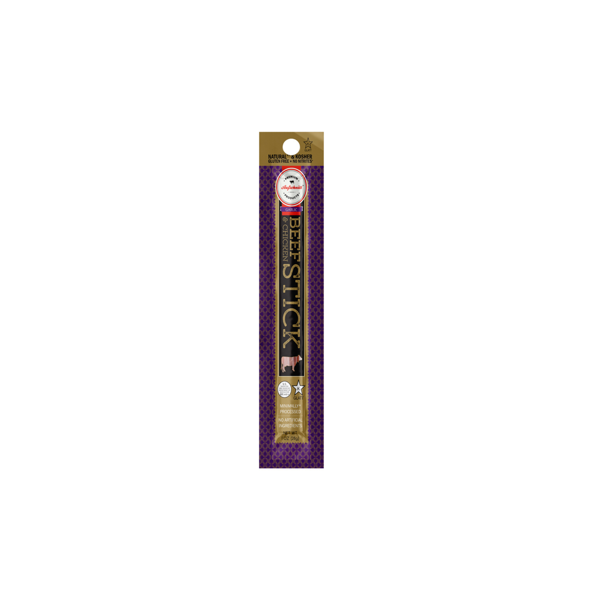 Aufschnitt Meats-Beef Sticks, Garlic 1oz