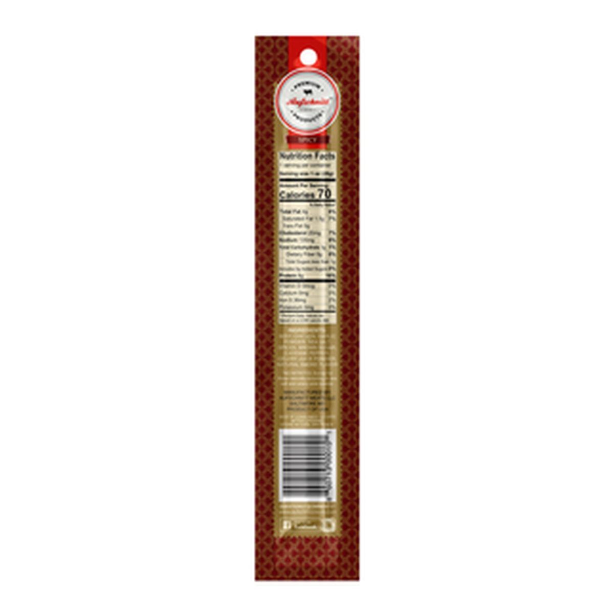 Aufschnitt Meats-Beef Sticks, Spicy 1oz - Image 2