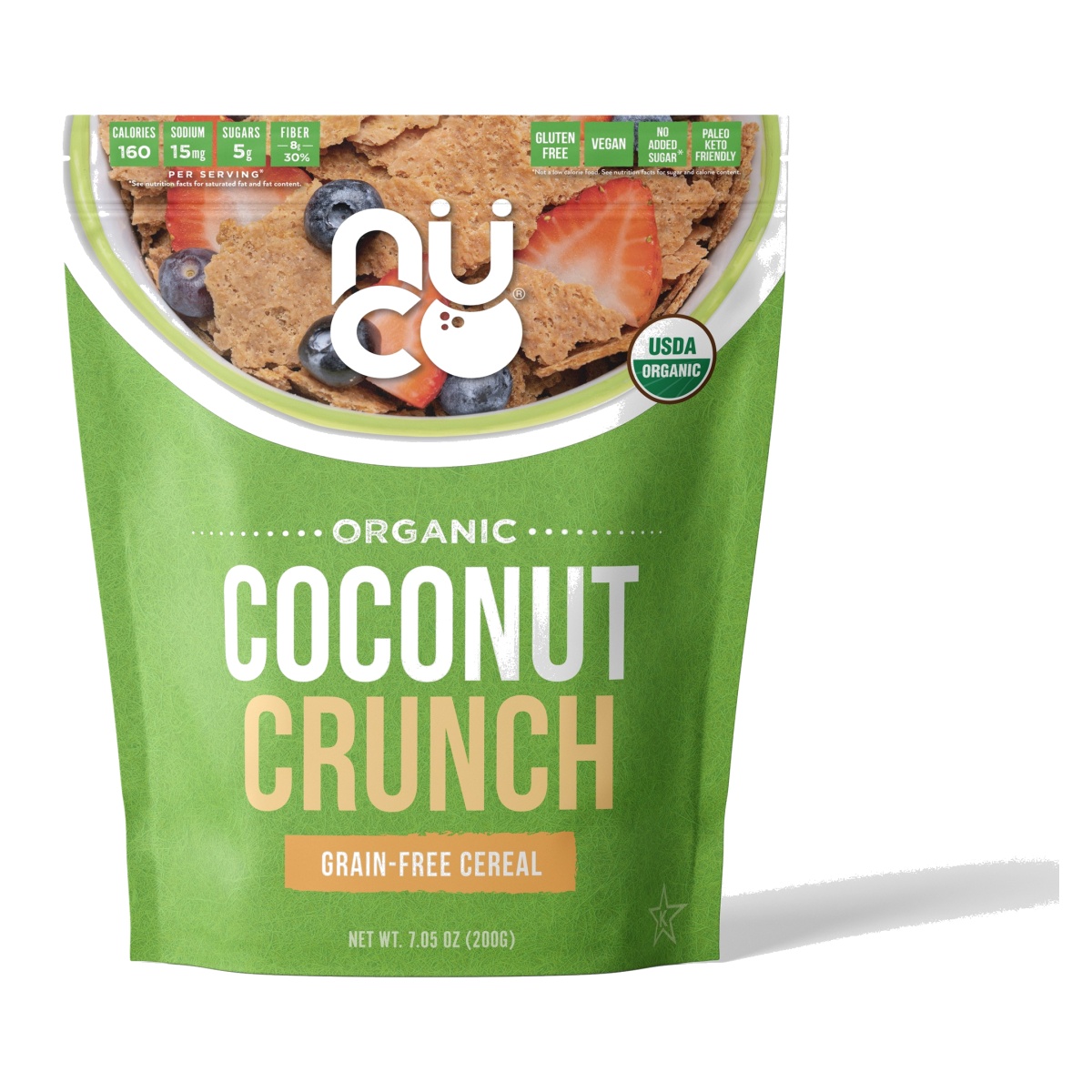 NUCO-Coconut Crunch Cereal Original 7.05oz, Pack Size 6