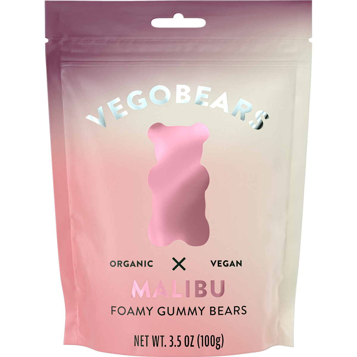 VegoBears Malibu (Cherry, Rasp) 3.5oz Pack Size 10