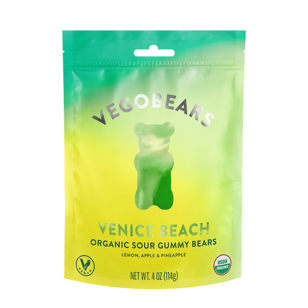VegoBears Venice (Sour Lemon, Apple, Pineapple) 4oz Pack Size 10