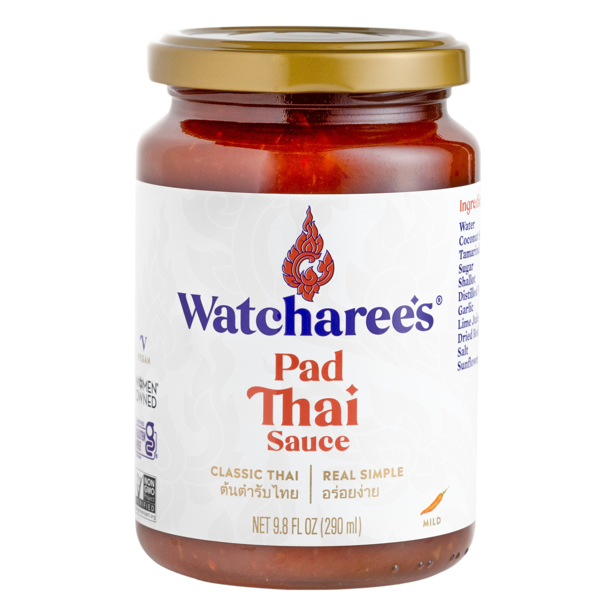 Watcharee's Pad Thai Sauce, 9.8oz Pack Size 6